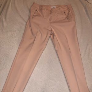Pale Pink ankle pants size 10